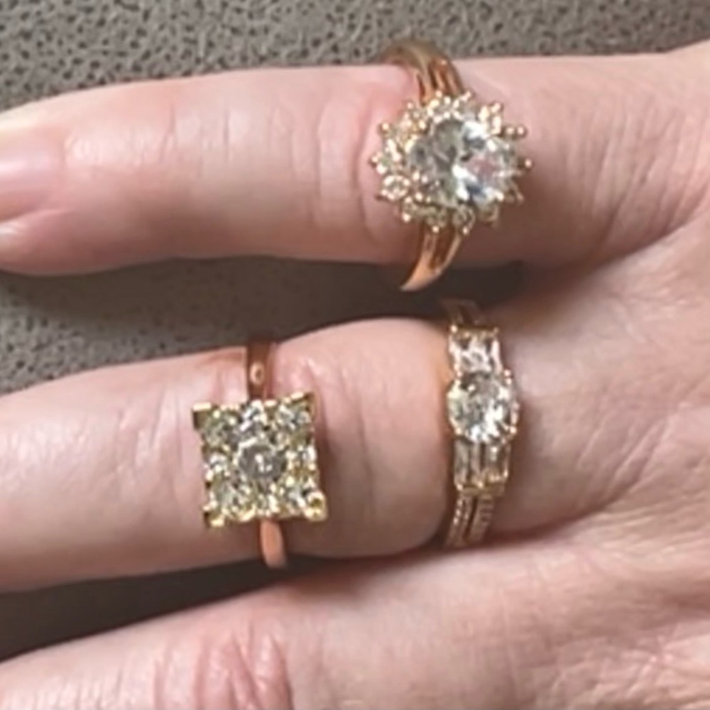 Pretty Bird Gold Plated Rings NEW! Pick One, Size 7